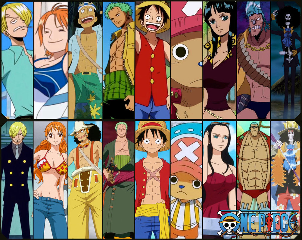 One Piece Character First Appearance vs Now