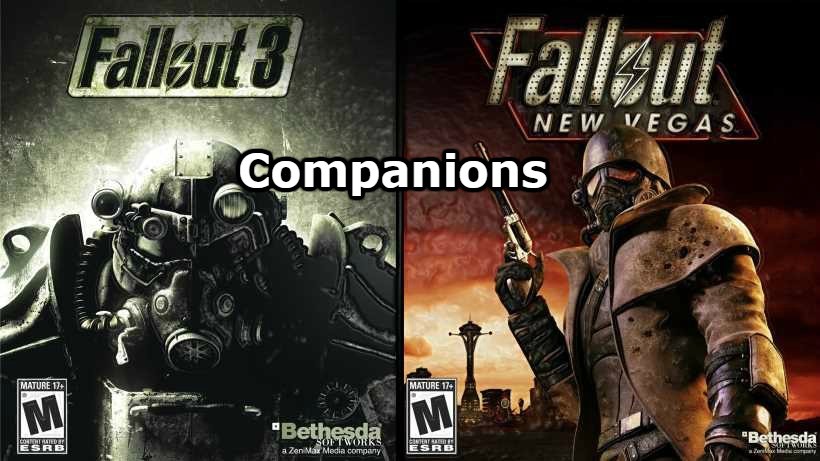 Who are the top 5 companions from Fallout 3, New Vegas and Fallout