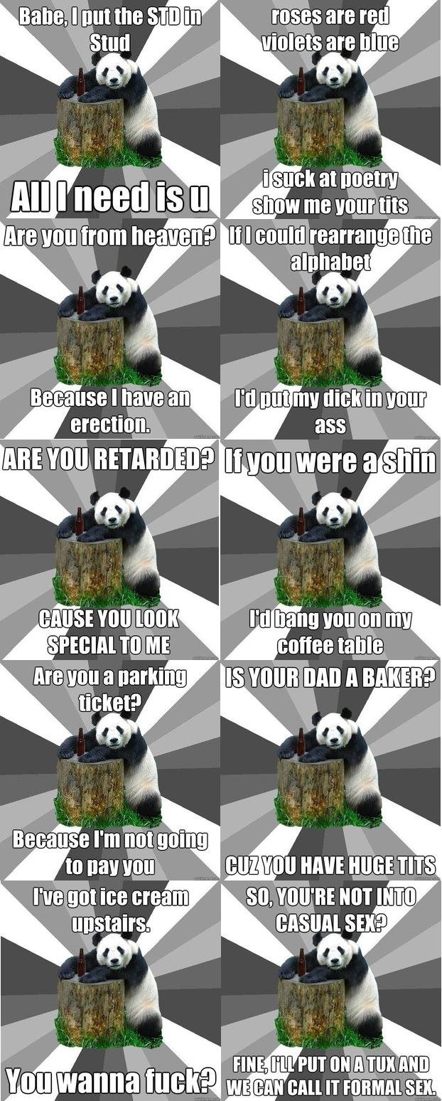 Meme Pyckuc Pick Up Line Panda Meme